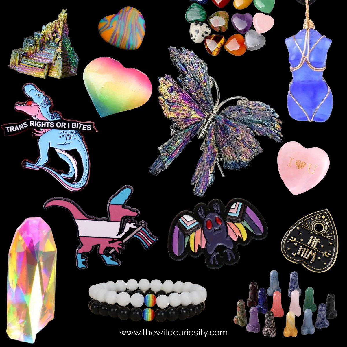 Eeeee I’m so excited to reveal The Wild Curiosity’s new Pride Collection 🦋🏳️‍🌈
thewildcuriosity.com/shop/pride-col…

*Limited stock available*