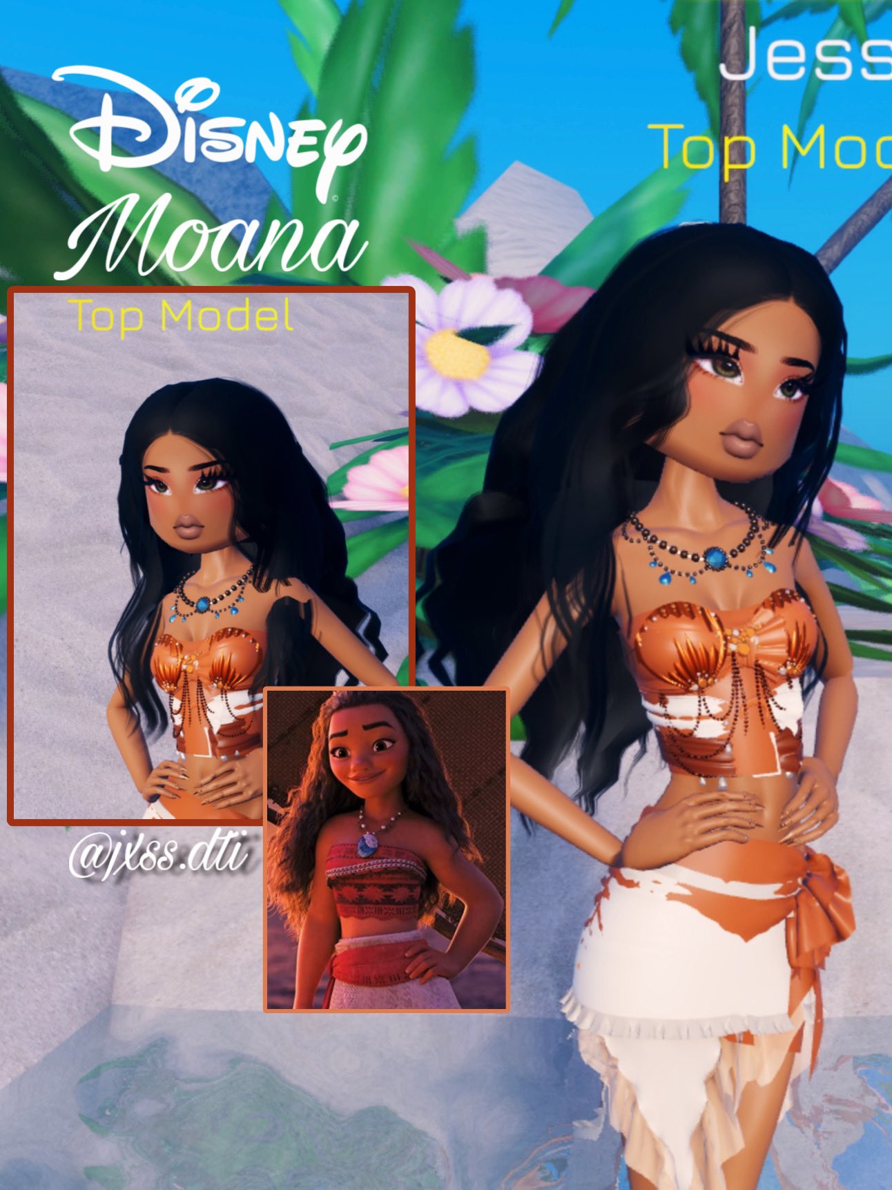Jess ✿ na platformi X: „DTI Moana outfit ! 🌊 #DTI 