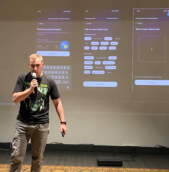denmaster03's tweet photo. We presented our project at the @ton_blockchain  #hackathon in Minsk https://t.co/0EzZ44Ackh