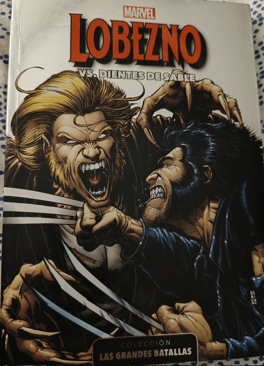 oscarpventura's tweet photo. Pues se ha quedado buena noche para leer algo del bueno de #Lobezno vs #DientesdeSable ⚔️👊🏼 https://t.co/je09eufFKc
