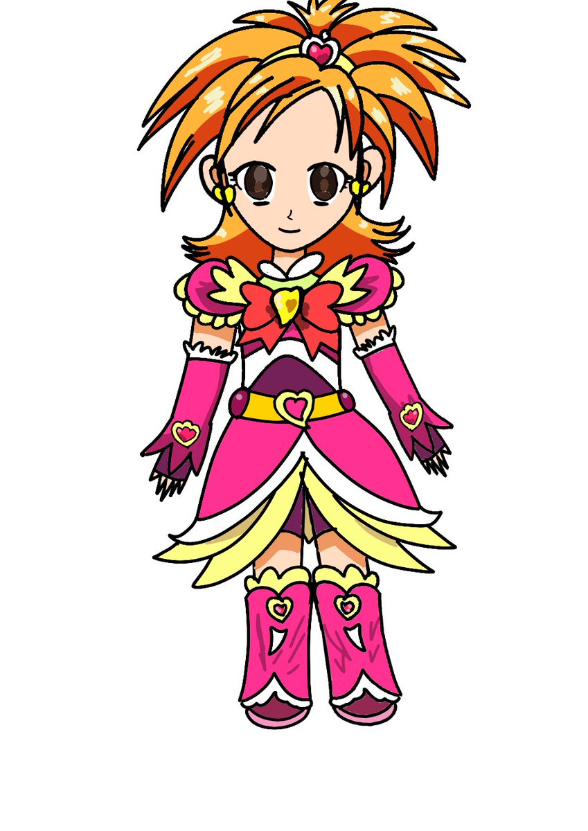 melody_fan3's tweet photo. Hola, hace 2 años también dibujé a cure bloom, ¿qué opinan de esta cure?, yo le daría 6/10, porque es igual que cure black, pero eso no quiere decir que no la desprecie o la odie ya que black me agrada pero no es de mis favoritas al igual que sword #fan #precure #curebloom https://t.co/GbwWcBbJWk