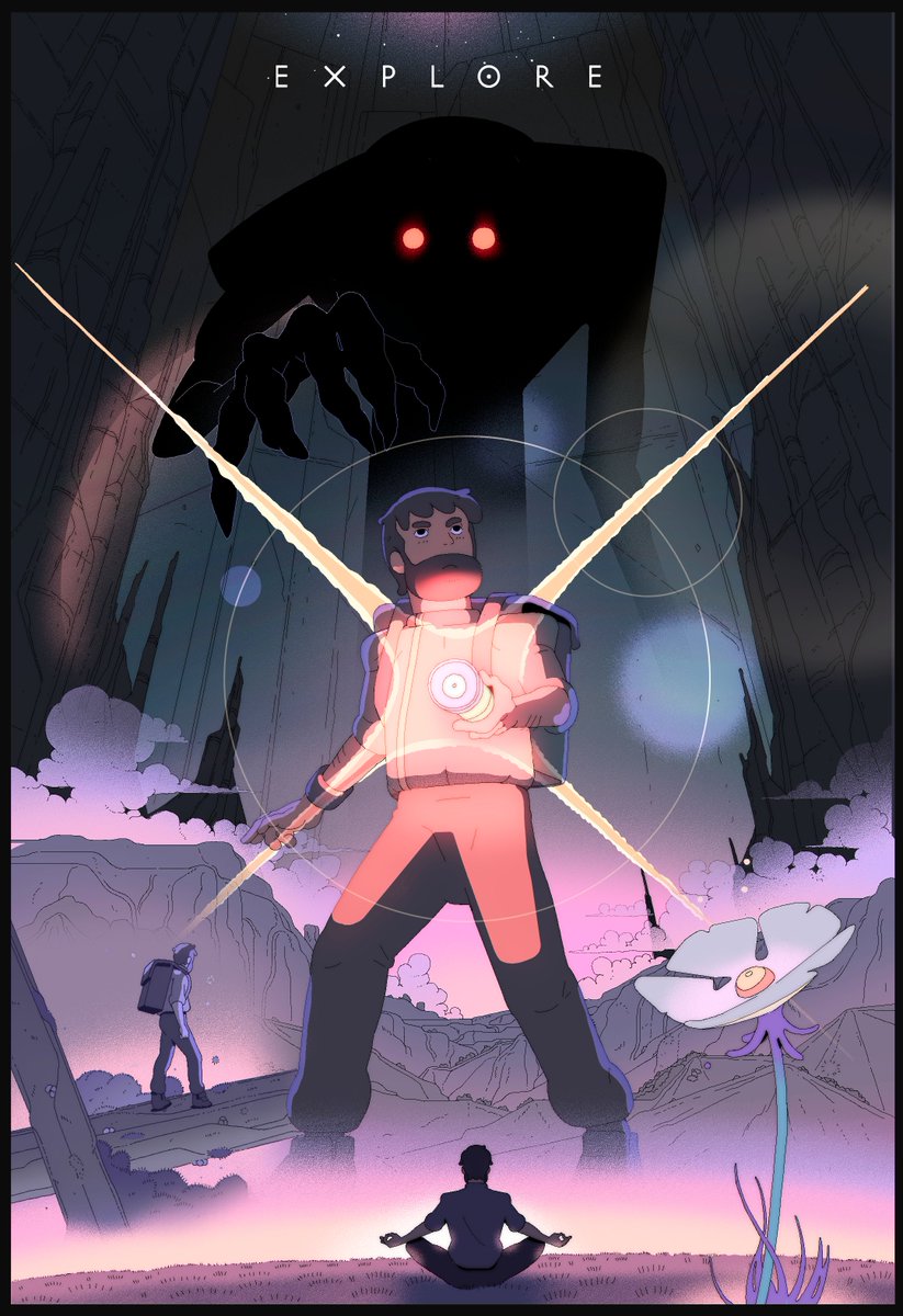 Wildthings_anim's tweet image. We keep working on our short film "EXPLORE", a Metaphor for the individuation process and the realization of the Self.  A little while ago, we were awarded by @bitbangclub  for "best short film in production", and we´re excited and giving our best to conclude it finally.