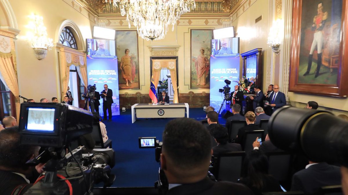 #2Ago Declaraciones a la Prensa nacional e internacional, luego de la Comparecencia ante la Sala Electoral del Tribunal Supremo de Justicia del presidente <a href="/nicolasmaduro/">Nicolás Maduro</a>.