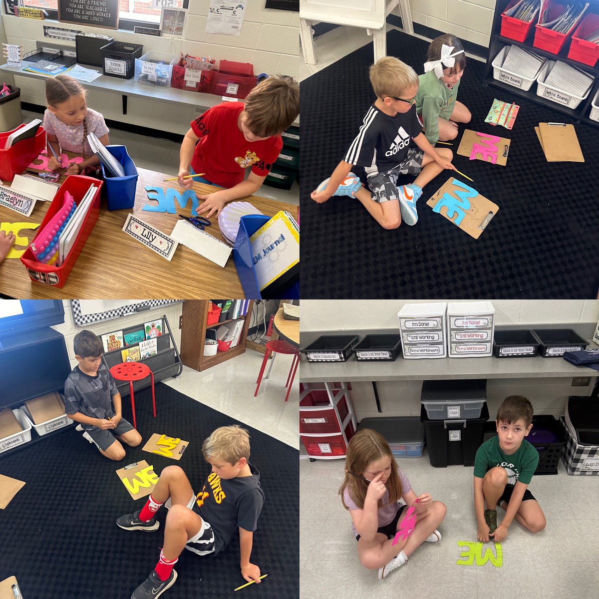 BG3ShineBRIGHT's tweet photo. Ss took the time to get to know their classmates today! After sharing about their themselves, Ss worked with a partner to find their similarities! #designyourdestiny #BGrocks @BGESTEM https://t.co/jLjoqiQilK