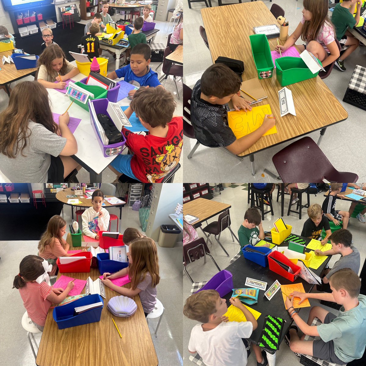 BG3ShineBRIGHT's tweet photo. Ss took the time to get to know their classmates today! After sharing about their themselves, Ss worked with a partner to find their similarities! #designyourdestiny #BGrocks @BGESTEM https://t.co/jLjoqiQilK