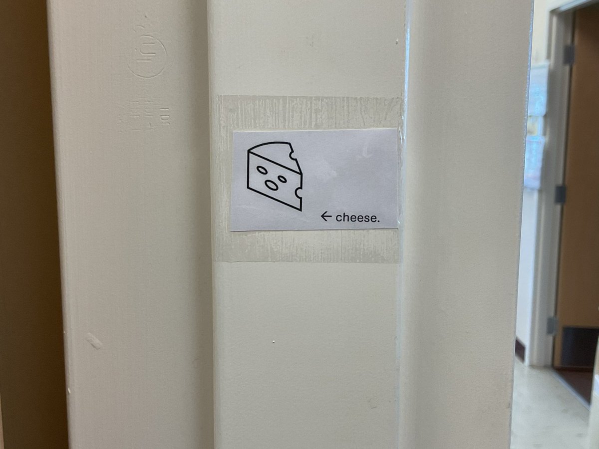 Had some fun with Microsoft word in the office today, at least 7 of these spread among the walls and cabinets of the municipal office <3