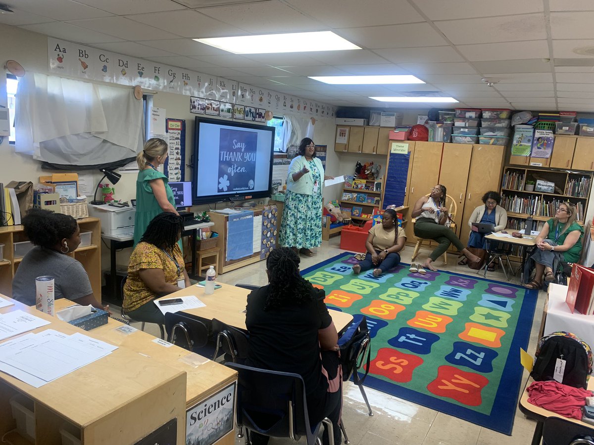RotheEducator's tweet photo. Our teachers arrived back on campus today and we were able to kickoff the BTS inservices. Shoutout to our IL and TLFs for planning and delivering today’s sessions.  
#BeBetteratBoucher https://t.co/o35VWfxKcE
