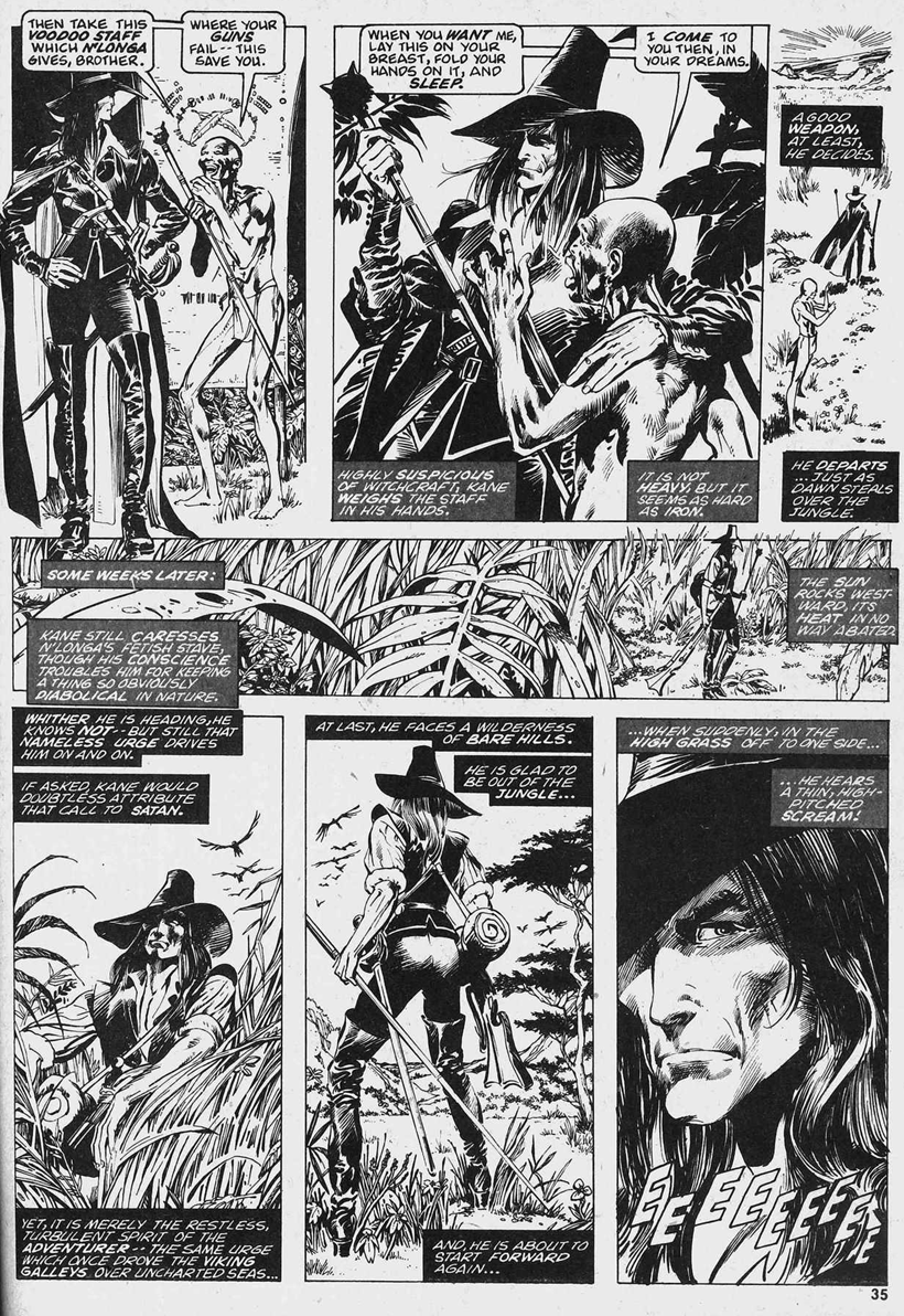 KevinWolffart's tweet photo. #AlanWeiss #NealAdams Kull and the Barbarians No2 - Solomon Kane "The Hills Of the Dead". Neal inks Alan on this story. Strange pairing but it works https://t.co/hfvbtXT8IL