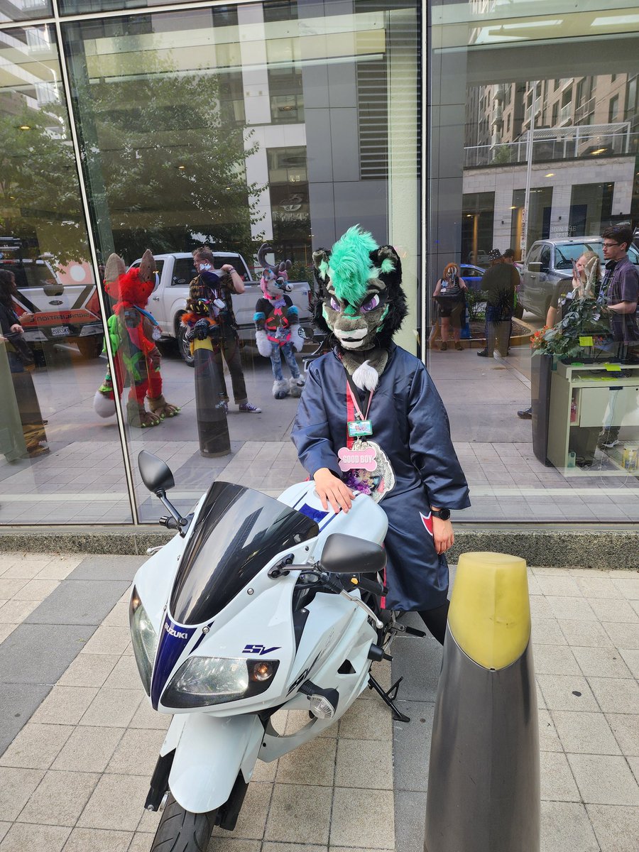 Mememastet642's tweet photo. #canfurence #canfur #canfur2024 to those who would like to do photos with my motorcycle I will be doing a photo outside the lobby if you would like to take some photos! https://t.co/YjKopiSv64
