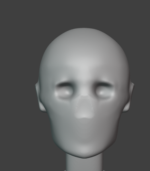 VZanros's tweet photo. En vrai, Blender en mode sculpture, à première vu ça fait peur, mais au final c'est pas si méchant.

(Mon test actuel qui cette fois n'a rien à voir avec mes tests de têtes pour le modèle Thésée) https://t.co/dznYaK3yov
