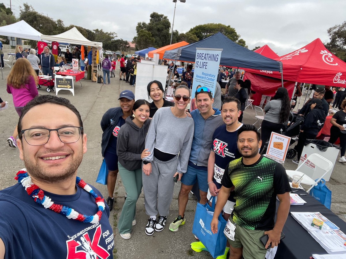 Flash Back Friday! On May 18th, the Respiratory Research Center, Cardiology and Harbor-UCLA Emergency Medicine rallied together for the Torrance 5KArmed Forces race where we not only showcased our commitment to health and wellness but also bonded as a community! 
 #Torrance5K