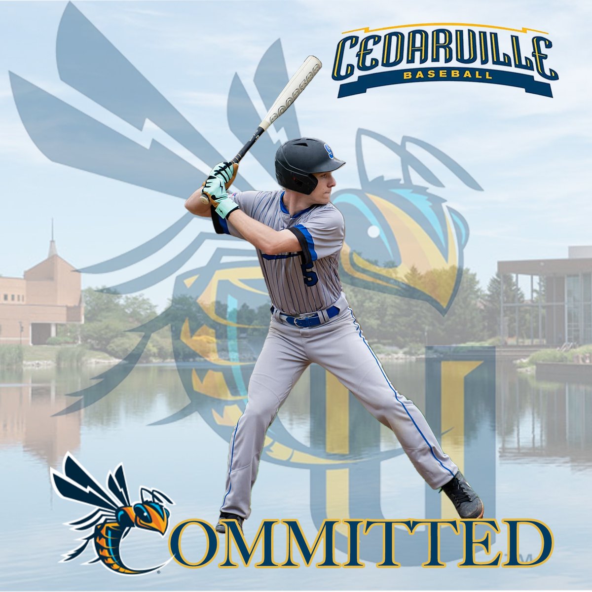 Grateful to announce my commitment to further my academic &amp; athletic career <a href="/cedarville/">Cedarville University</a>

All glory to God &amp; thanks to my parents, coaches, teammates, &amp; all who've helped me along the way.

Thank you @mattrichter_17 &amp; the entire <a href="/CUJacketsBase/">Cedarville University Baseball</a> staff for the opportunity! #ForHim