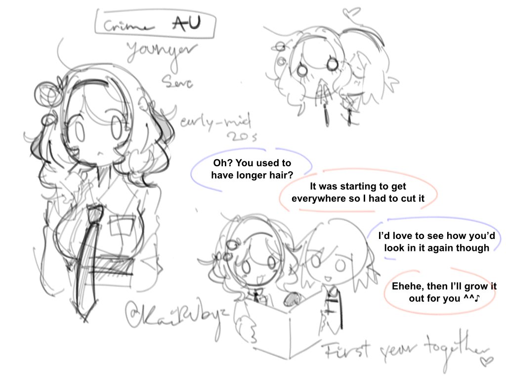 like every AU i only interact with it once in a long while (besides the yandere one but we don't talk about that) 