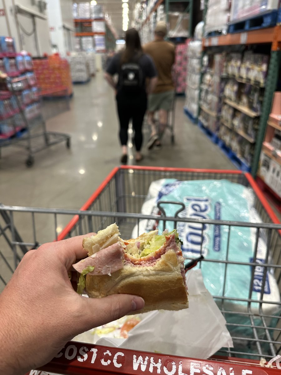 Sladerader's tweet image. italian &amp;amp; Costco... feel like im floating