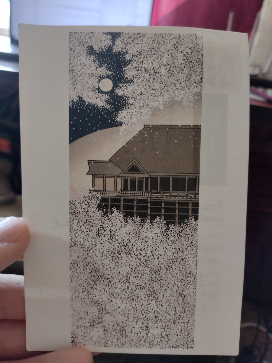 Thank you <a href="/TheRubiniGroup/">Marina Rubini</a>  for the cute postcard from Nagoya, Japan! I hope you enjoyed the CPS Meeting you attended and the view of mount Fuji 🗻
I really appreciate it. It almost feels like I can travel again 😁