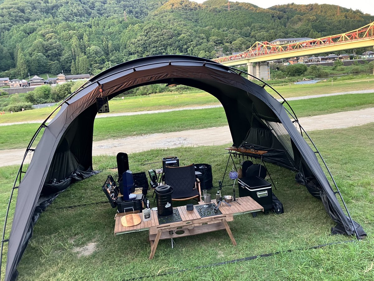 piroking808's tweet photo. 笠置で初ソロキャンプ⛺️
完ソロではなかったが左半面完ソロ✌️

#笠置キャンプ場
#キャンプ飯
#ソロキャン https://t.co/1Euk5iqMEC