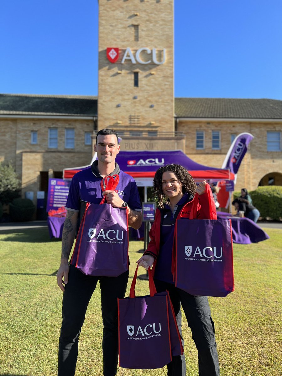 ACUmedia's tweet photo. Brisbane Open Day has arrived!
Join us from 9am-2pm on campus in Brisbane. We can’t wait to see you 👋
If you can’t make it today, you can follow our Instagram stories or learn more here - https://t.co/SBK0m1hWFF
#ACUopenday https://t.co/shYdkAMeNl