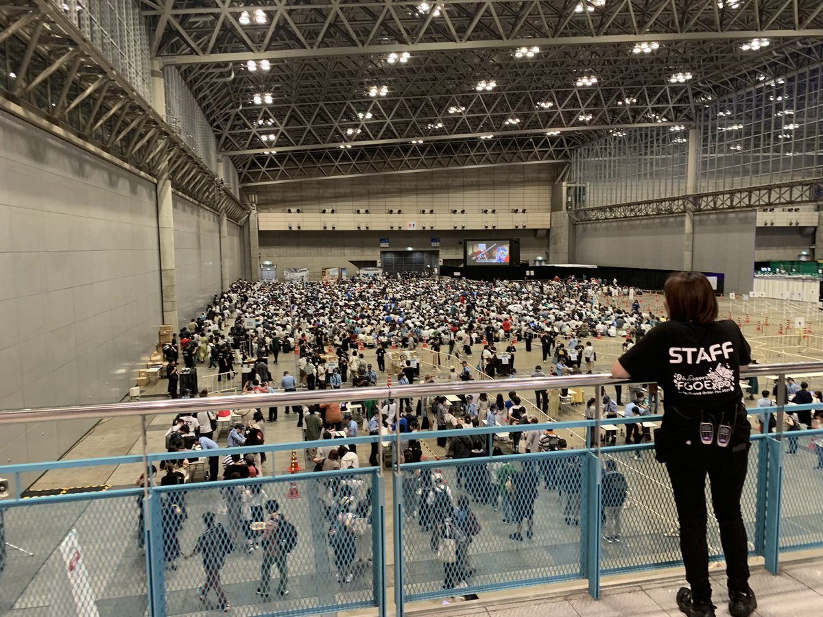 HknS2's tweet photo. fgoフェス！
ギリ中待機できてよかった〜 https://t.co/jdhOpoTAn3