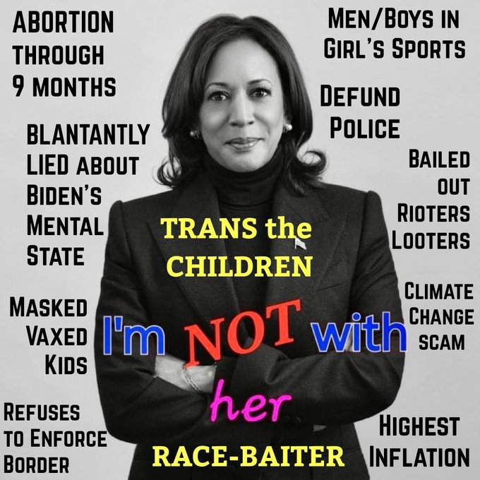 RickyDoggin's tweet photo. The Kamala the media doesn't want you to see... https://t.co/2Dm4YFPnUB