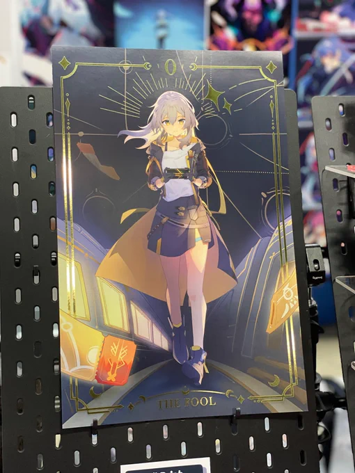 My display was too tall to see the foil bits  so I put it on the table area insteadShiny!! 