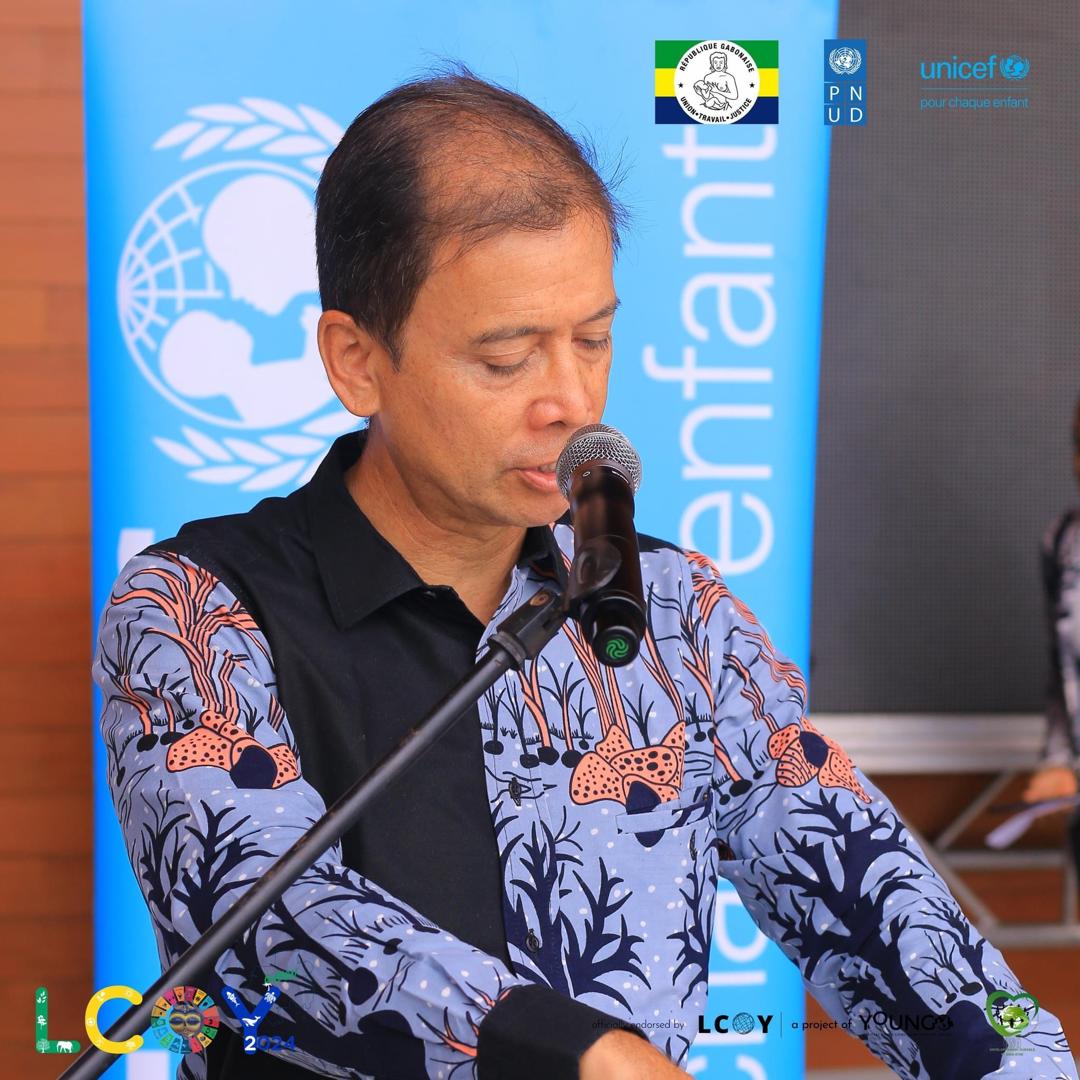 FranckOndeno's tweet photo. Nos  sincères remerciements au Représentant Résident du @undpgabon qui n'a ménagé aucun effort quant à la réussite de la 3ème édition de la LCOY2024  par un soutien financier considérable via  @youthconnektga permettant ainsi  de couvrir l'événement! @ongddb https://t.co/TvsSj28RW5