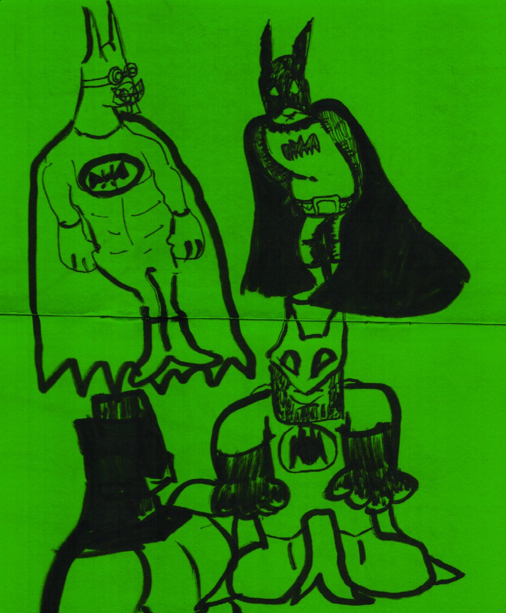 「binged all of batman caped crusader last」|solarのイラスト