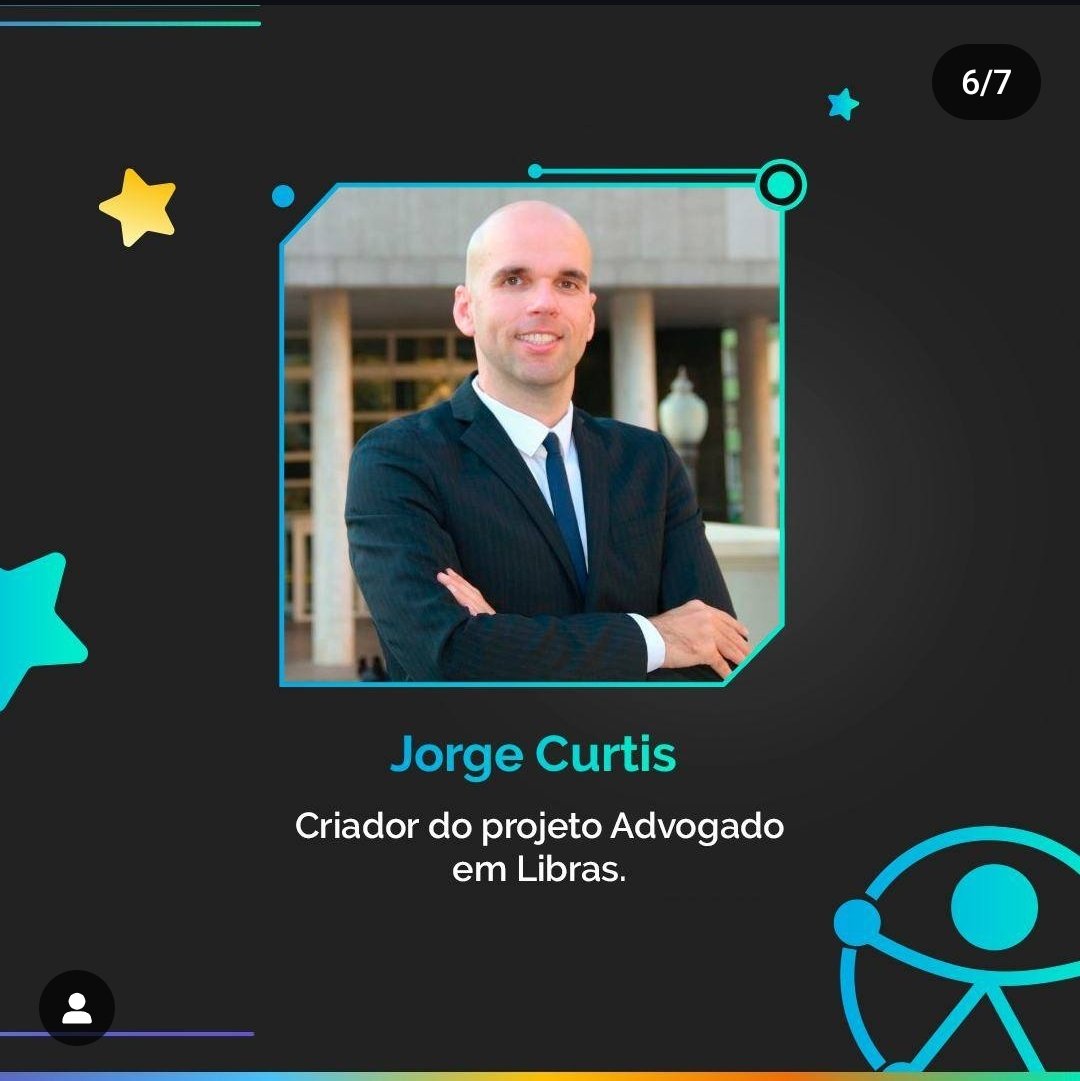 jorgecurtis's tweet photo. Que honra ser finalista desse prêmio incrível  meio a tantas pessoas talentosas! #handtalk #linkfest2024 https://t.co/yq8QctyQ1U