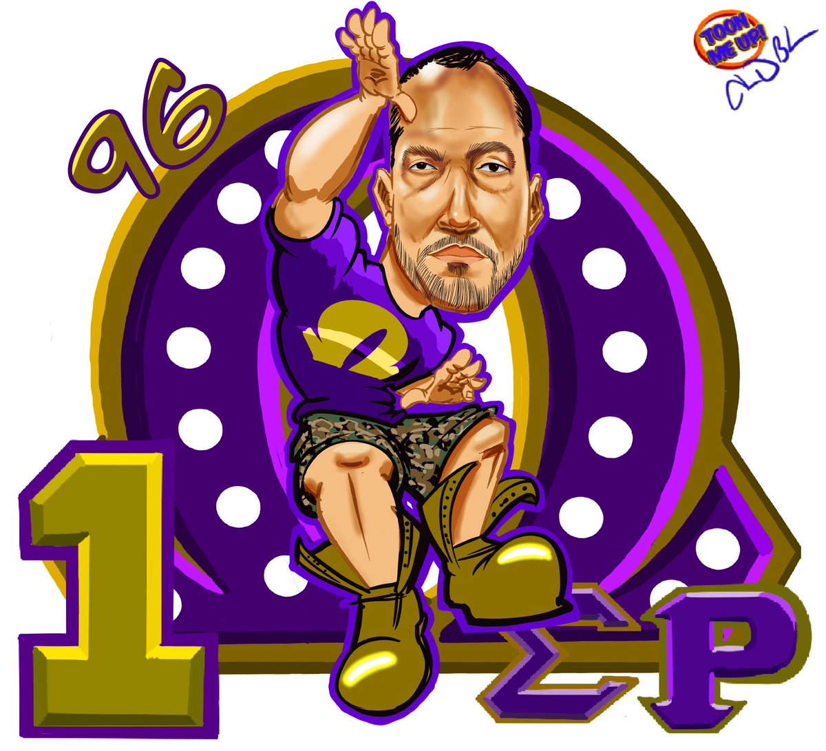 Thank you Brother Vaughn Hurst for purchasing a digital caricature! Hit me up to find out how you can get a digital caricature image done!