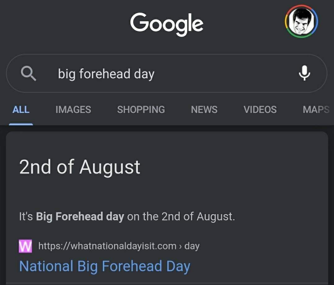 KeystonePress1's tweet image. .@AngelaBelcamino what did you do to celebrate yesterday? Asking for a friend. 
#bigforeheadday #Aug2 #BigForeheadDayAUG2