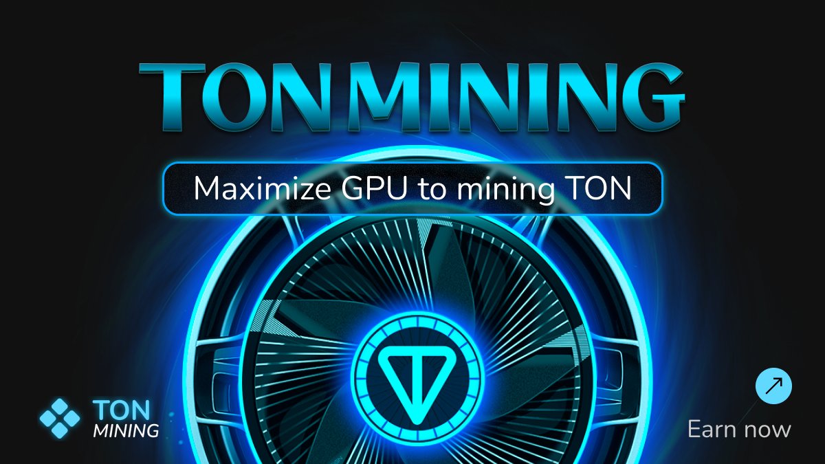 TonMining's tweet image. 💎 TON Mining Launch Announcement! 💎

We are ecstatic to unveil that our innovative Mine-to-Earn platform, TON Mining, built on the TON blockchain, is now live! 🚀

TON Mining allows you to earn passive income by mining Toncoin. Utilizing cutting-edge GPU technology, our…
