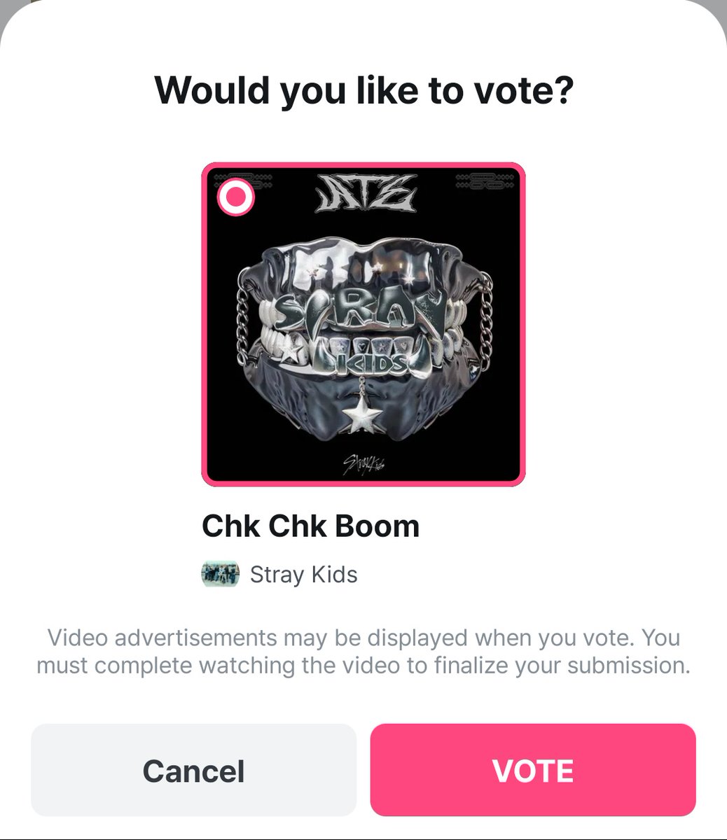 leeyeongjoo19's tweet photo. M COUNTDOWN Pre-Voting opened on the Mnet Plus App last night! 🩵
📌 Vote Chk Chk Boom Daily
🗓 Ends in 2024.08.05 11:59PM KST
🗳https://t.co/5B4dF9h7K1
#MnetPlusApp
#엠카운트다운 #MCOUNTDOWN
#MCDVOTE #엠카투표완
#ATE #ChkChkBoom #StrayKids https://t.co/N06LMy9Wr7
