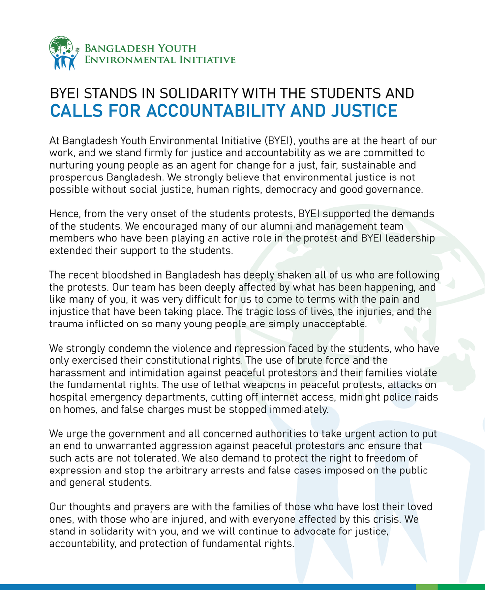 BYEI - Bangladesh Youth Environmental Initiative tweet media