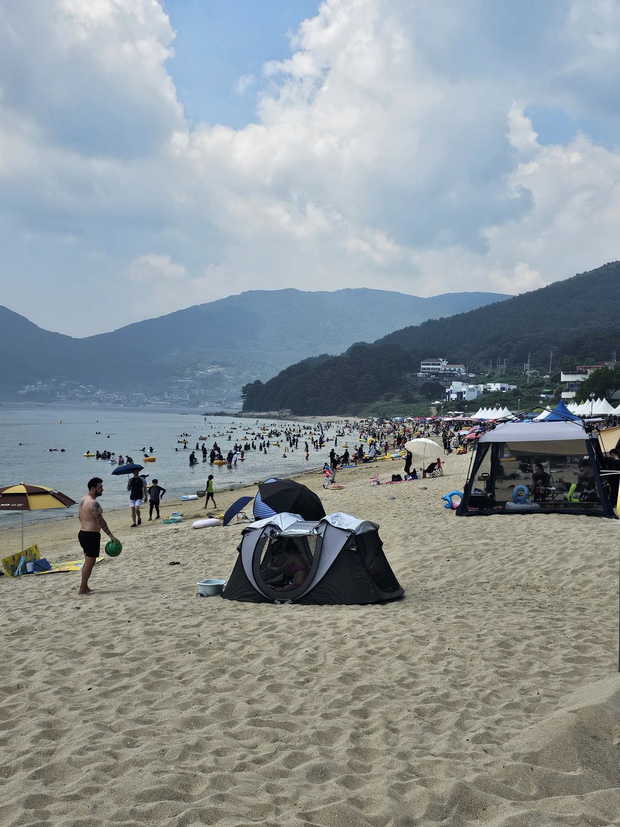 시골은 시골이네..
거제도 구조라 해수욕장