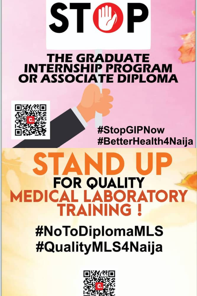 oluomoadeleke's tweet photo. @Medlabconvo Sign the petition

https://t.co/wA69hXzHvv and https://t.co/Q74eUrrWUh.
#NoToDiplomaMLS
#NoToGraduateInternship
#EtukudohMustGo
#EndBadGovernanceInNigeria
#QualityHealthcareForAll
@GuardianNigeria
@AbimbolaOnaolu
@AIT_Online
@channelstv
@ARISEtv
@ewurum_precious
@Labcoatgiirl https://t.co/m453ciaLG9