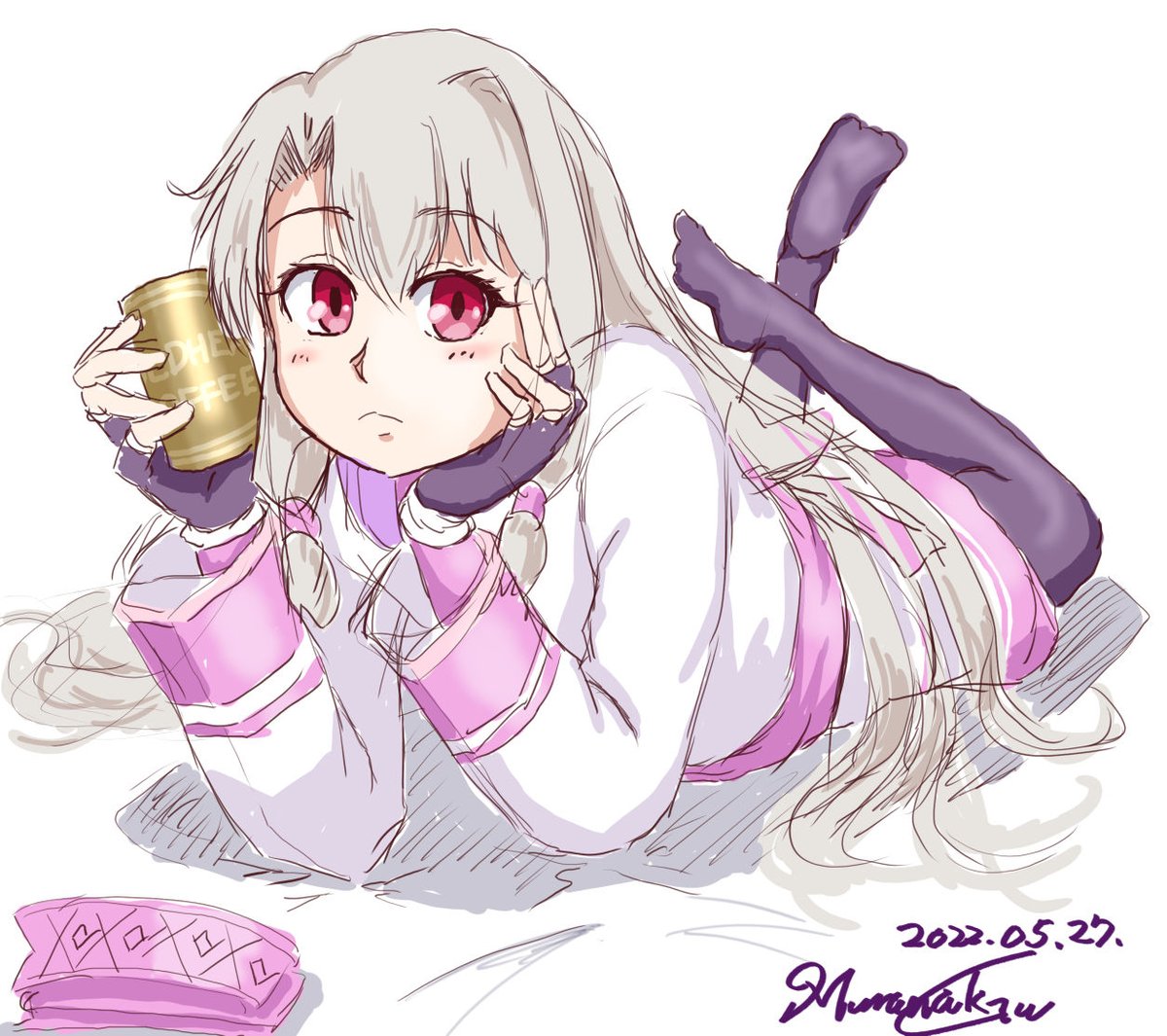 イリヤスフィール・フォン・アインツベルン 「#私はこういう絵描きです見た絵描き全員参加」|村中 銀のイラスト