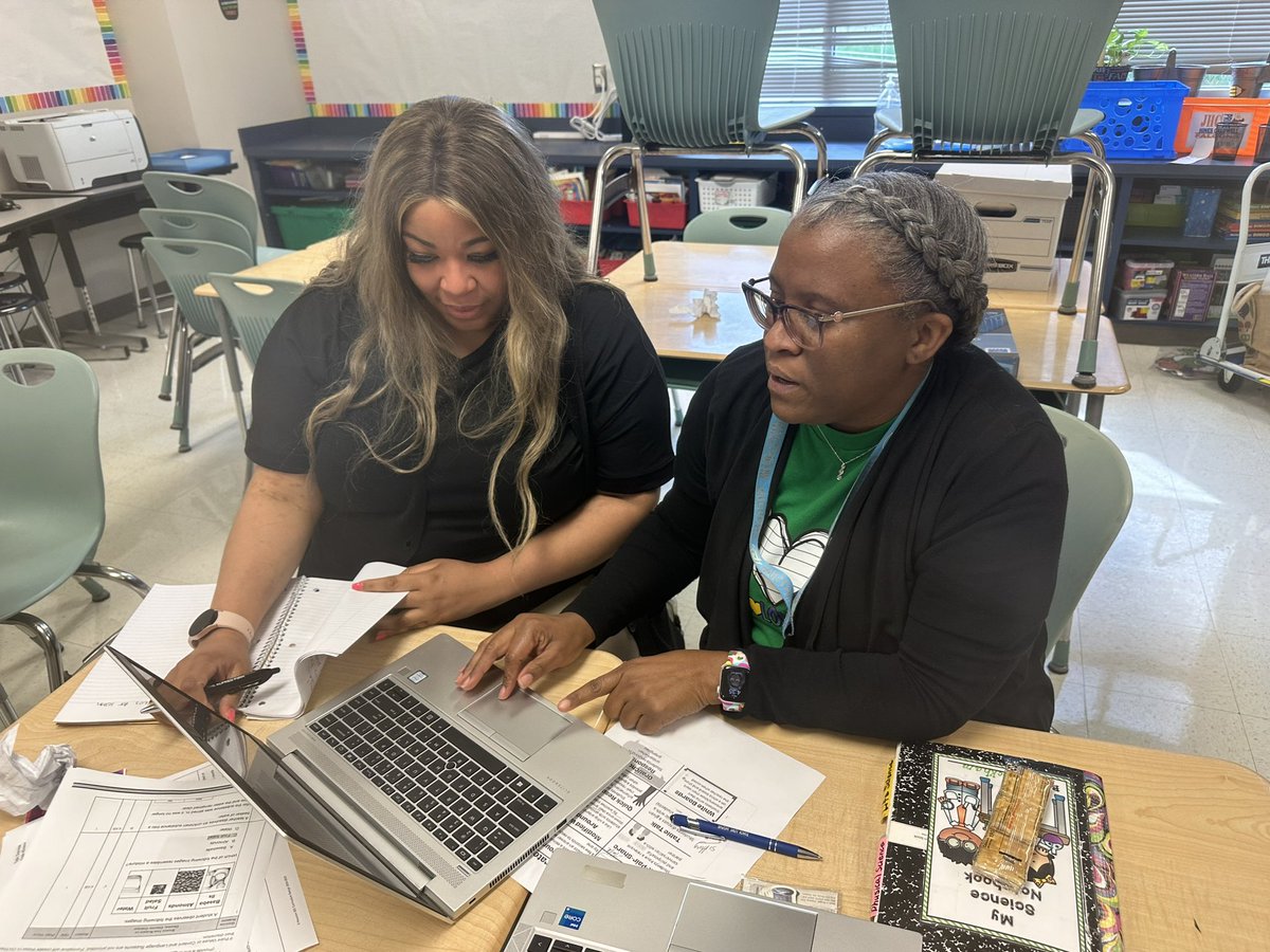 Science planning with my new Mentee Ms Harmon.  Going to be an awesome 2024-2025 school year.  Welcome to Hines Caldwell!  <a href="/DarceleLofton/">Darcele Lofton</a> <a href="/MrsDstigers/">Deneshia Stigers, M.ED</a> <a href="/HinesCaldwellES/">Hines Caldwell ES</a>