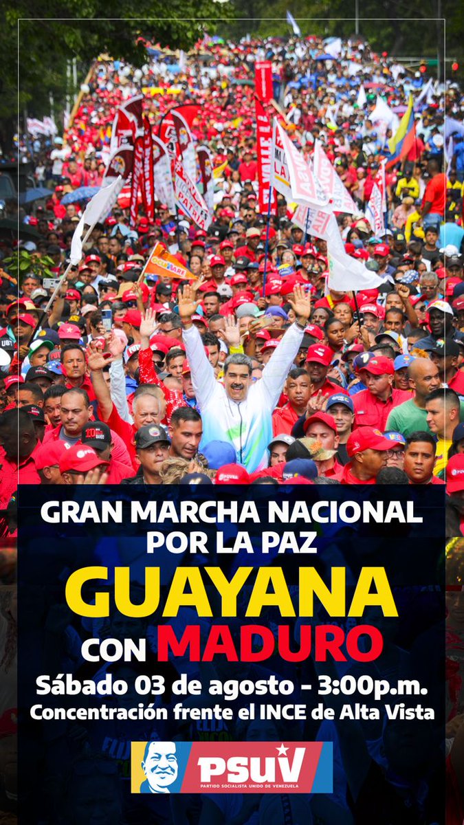 Gran marcha la paz y la victoria. ¡Vamos todos con <a href="/NicolasMaduro/">Nicolás Maduro</a>!