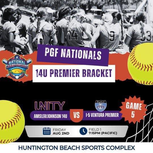 Game 5! Still undefeated! We working! Play at 7:15 🧡💜