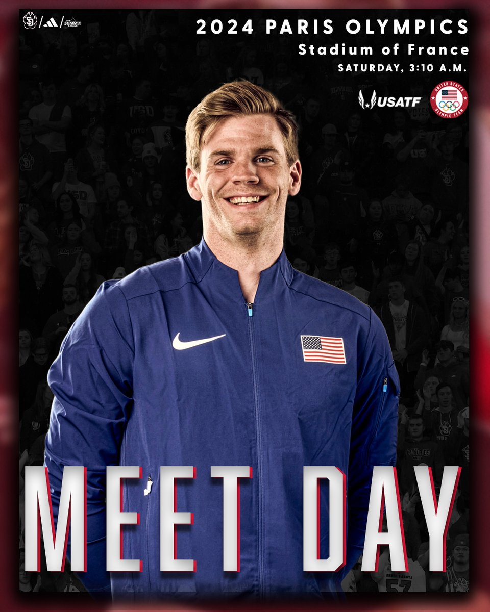 Set your alarms! 🚨

Get up with us at 3:10 a.m. Central Time Saturday morning to cheer on Chris Nilsen, who competes in the pole vault qualification at the Paris Olympics.

📰: yote.us/4d5pV2v