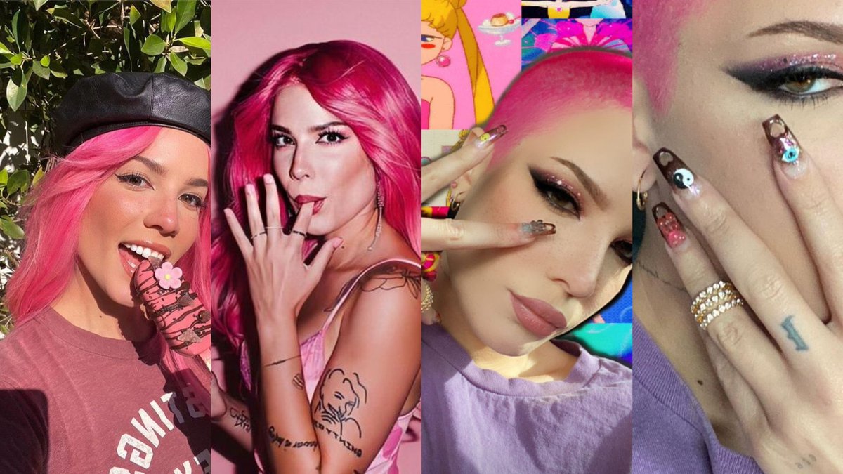 halseyfeeds's tweet photo. "just realized I have gone through a pink hair phase every year since 2014. I am: a cliche"

- halsey, 2020 https://t.co/7Qaxt9EsI1