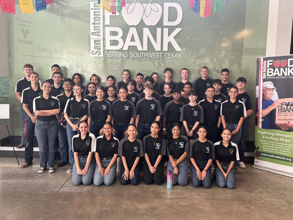 Great week of camp for our incoming new cadets!!!  Wrapped it all up with a community service project at the SA Foodbank.  Year is off to a great start!!
