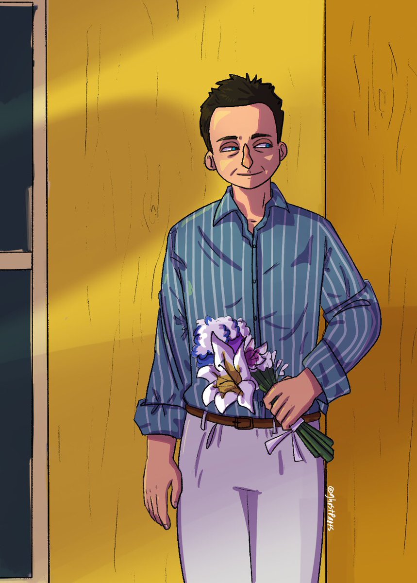 ghostpantyhoes's tweet image. i drew it instead :)) #LOST #benjaminlinus #LOSTart