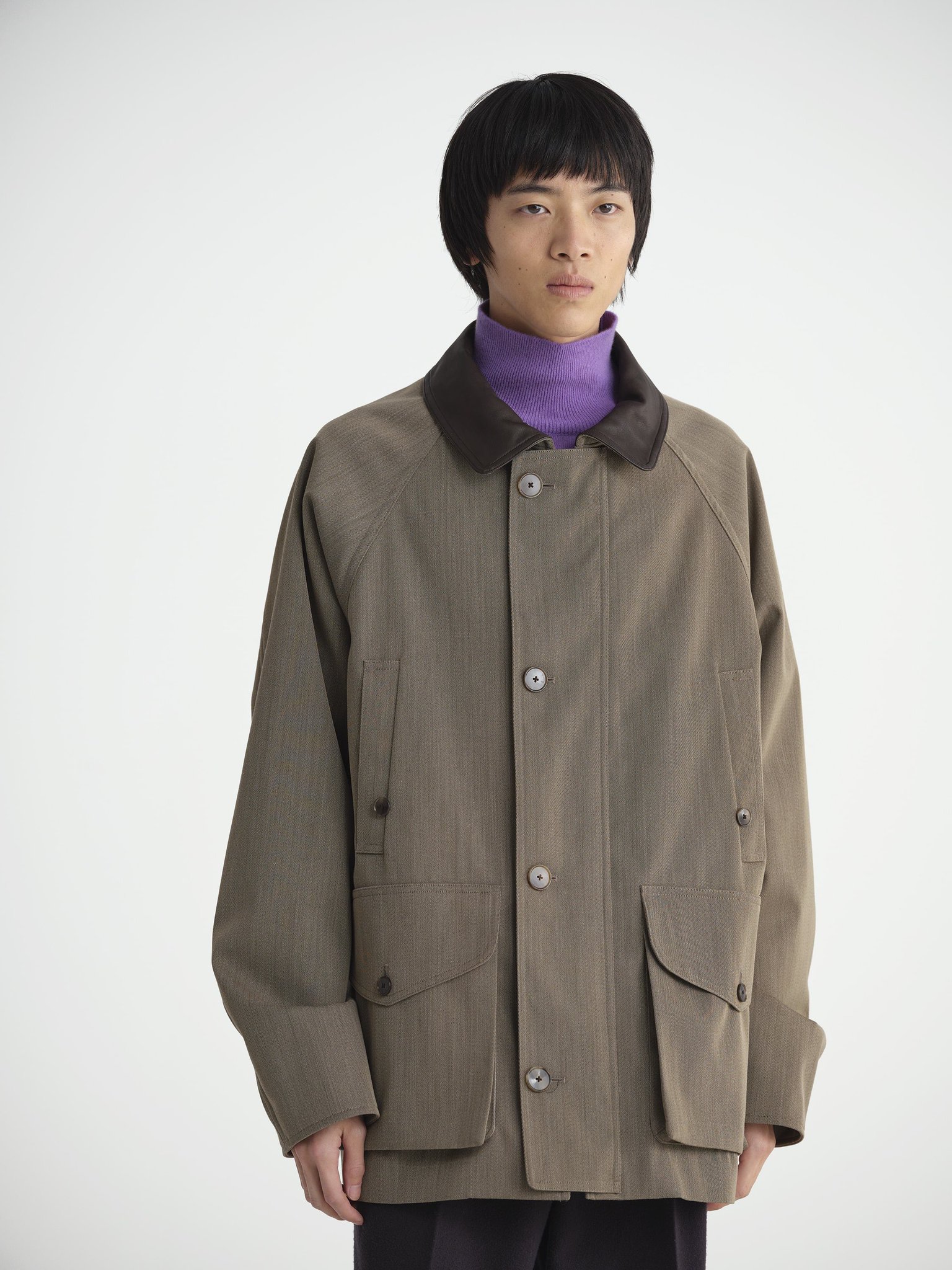 ジャケット・アウター Wool Cavarly Laminate Hunting Blouson WOOL CAVARLY TWILL LAMINATE HUNTING BLOUSON A24AB02YG
