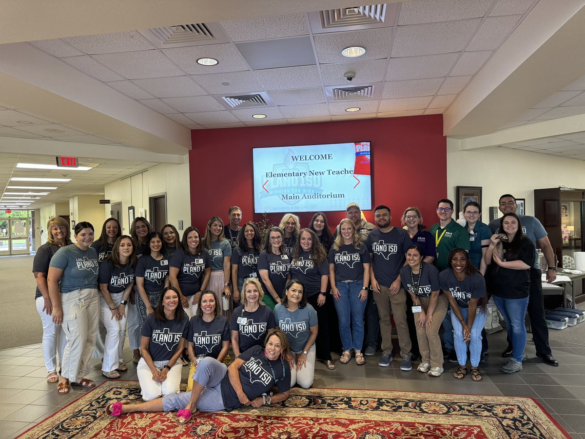 We had a winning day with our new teachers! Thank you to all our teacher facilitators! #teamworkforthedreamwork #TeamPlanoISD