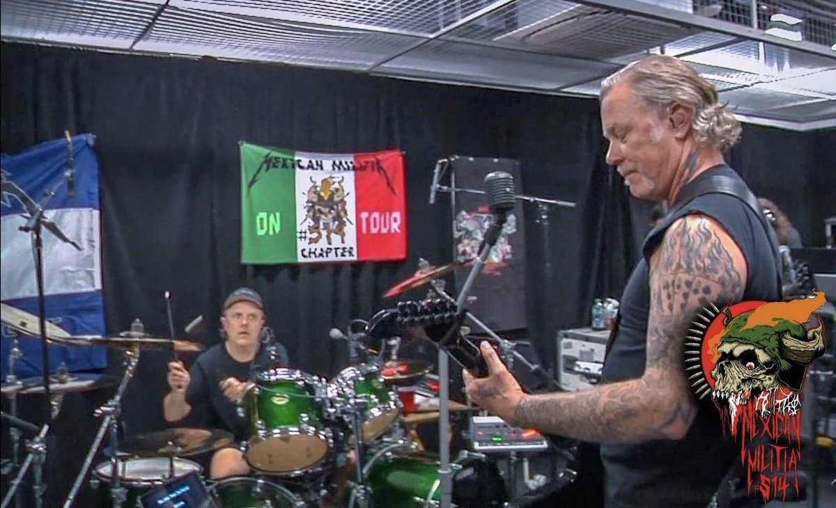 Mexican_Militia's tweet photo. Mexican Militia Chapter Flag! 🤟🏼🇲🇽🤟🏼

#Metallica #MexicanMilitiaChapter #LocalChapter514 #MetClub #MFF #MetallicaFamily #JamesHetfield #LarsUlrich https://t.co/LXPvVn1RwI