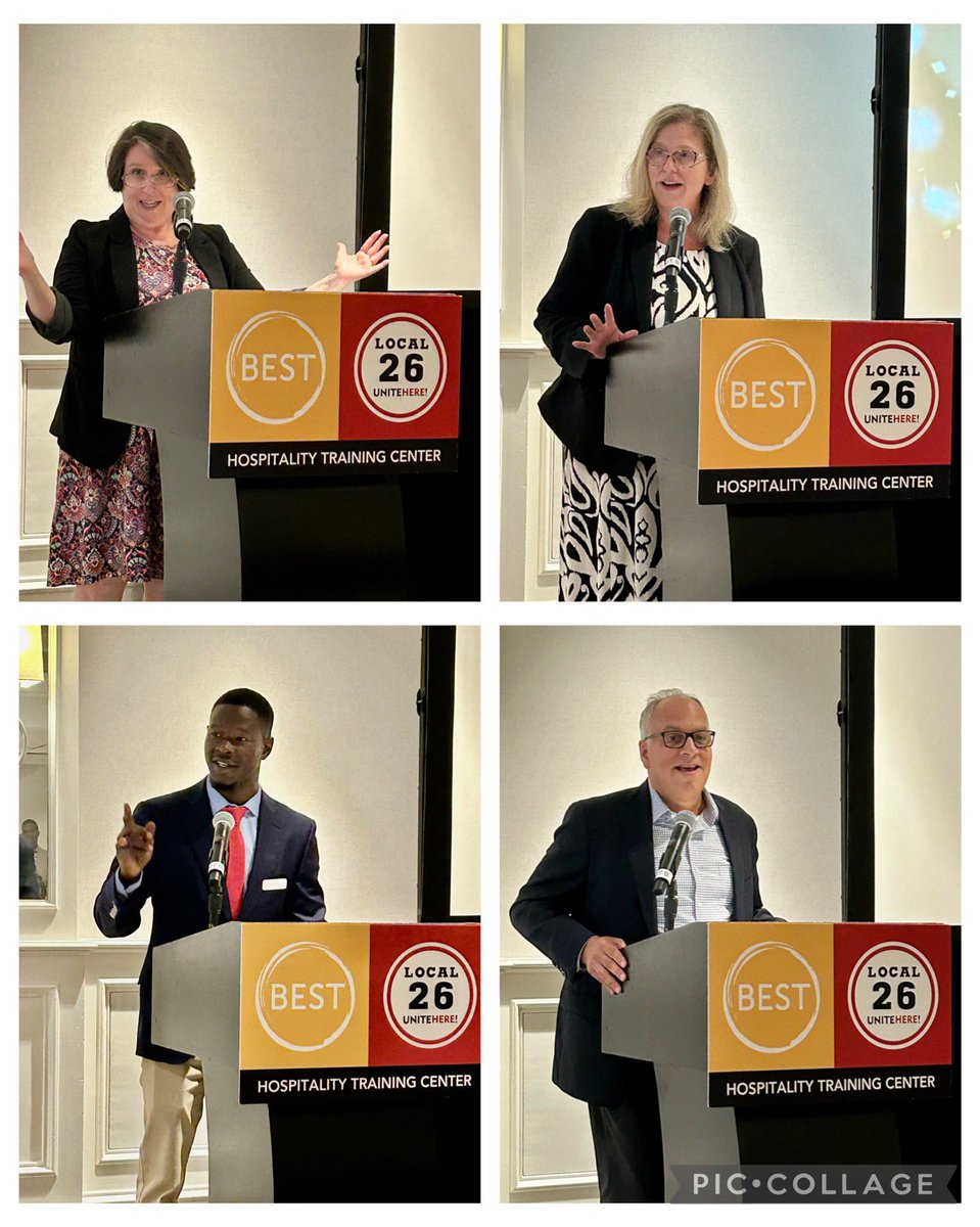 BESTCorpHTC's tweet photo. Graduation days are the BEST! “Mayor Wu believes in investing in the people of Boston. When people visit and they have a good impression of our city, it’s because of YOU and the work you do. You help make Boston a great place to live and to work and to visit.”

@UNITEHERE26 https://t.co/WOgQRSl0lm