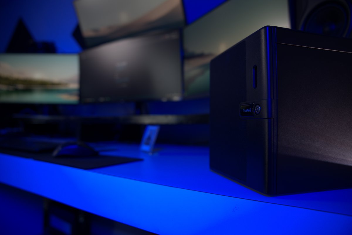 TrueNAS's tweet image. How many TBs do you have under your belt? Show off your system and let’s see who’s a true data hoarder.

#TrueNAS #DataStorage #TechLife #StorageSolutions #DataEnthusiast #TechShowOff