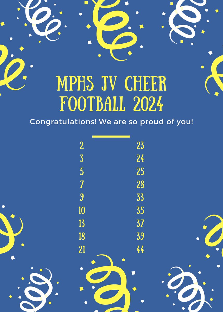 MPHS Cheer tweet media