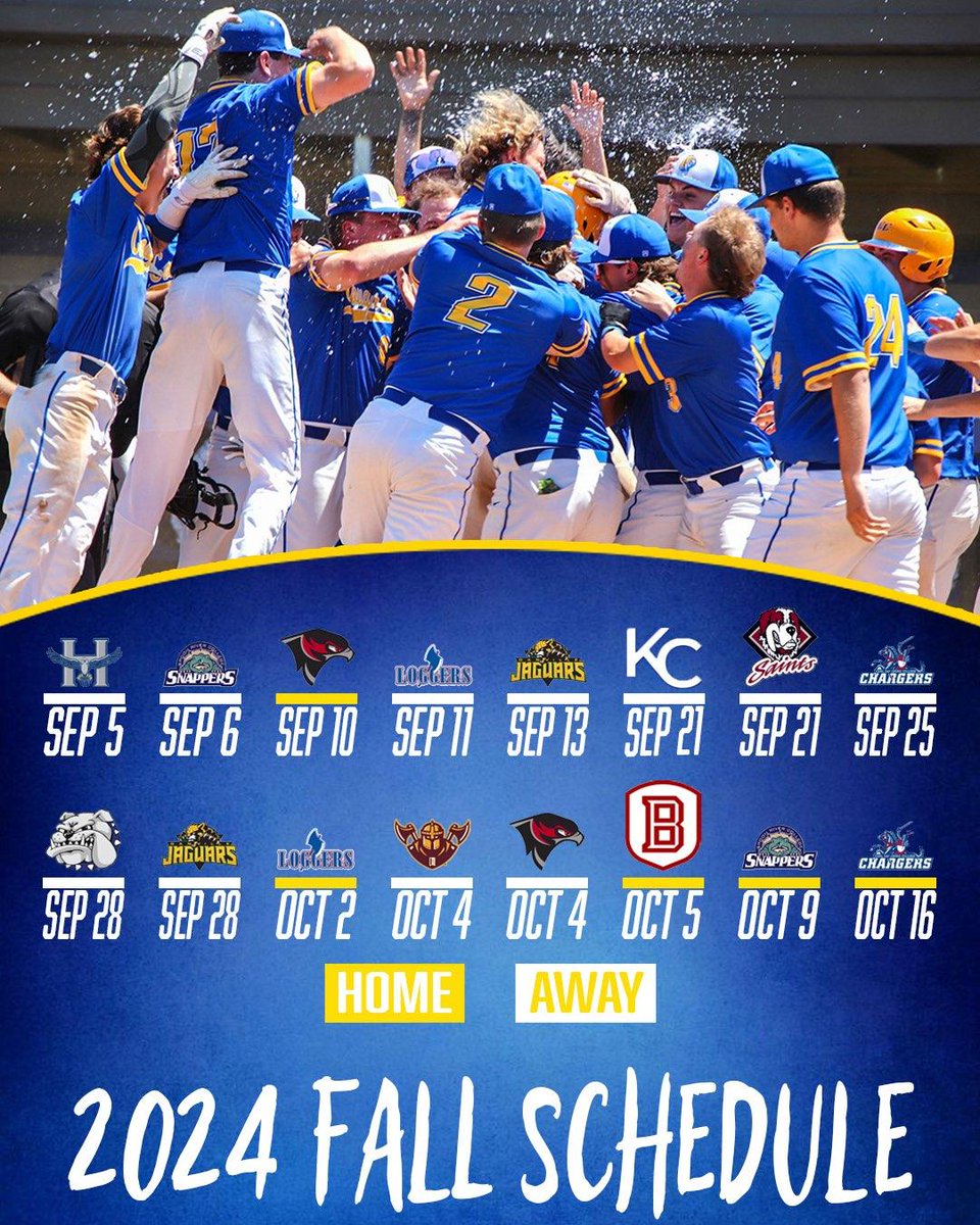 2024 Fall Schedule is out!