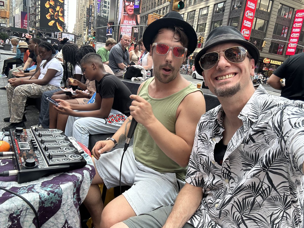 CIMAdown LLC (@cimadownllc) on Twitter photo And now back to #TimesSquare for some more good ol’ busking with my man <a href="/BoxMartian/">+Ross Martian 👽</a>! Working hard to make our travel money! Looking forward to seeing how the night time bar crowd loves Ross’s vibes! And now back to #TimesSquare for some more good ol’ busking with my man <a href="/BoxMartian/">+Ross Martian 👽</a>! Working hard to make our travel money! Looking forward to seeing how the night time bar crowd loves Ross’s vibes!